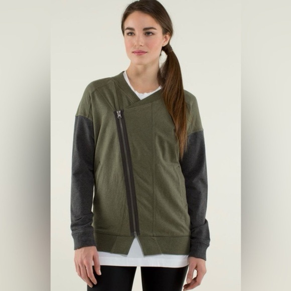 Lululemon Mula Bundle Wrap Asymmetrical Zip Jacket Size 4 - Picture 1 of 5